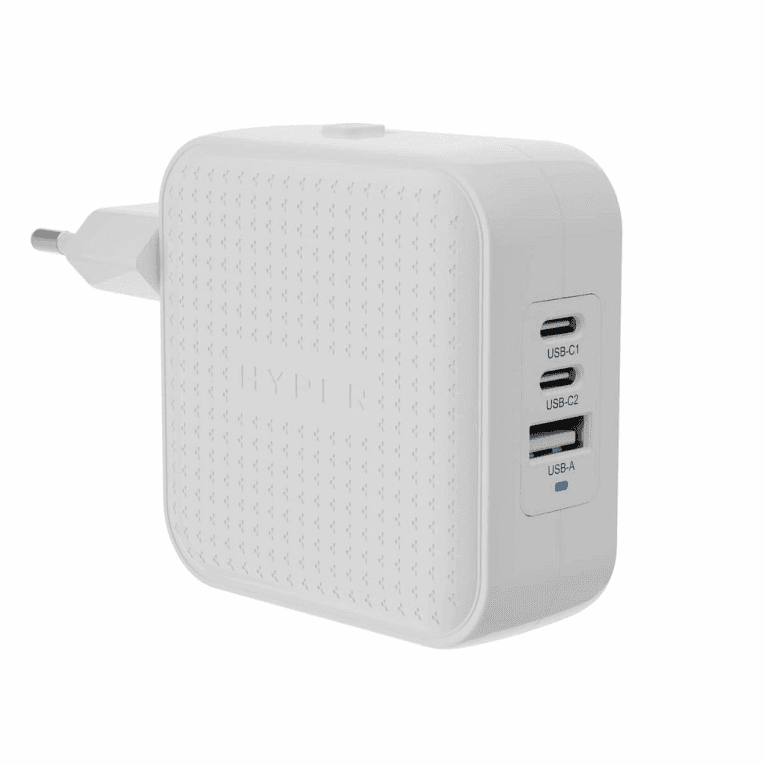 Hyper 70W USB-C Gan Travel Charger (3C+1A) - White — imagen 1