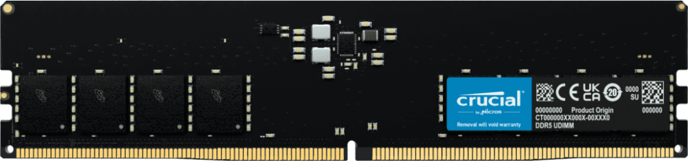 Memoria Crucial DIMM DDR5 32GB 4800MHz CT32G48C40U5 — imagen 1