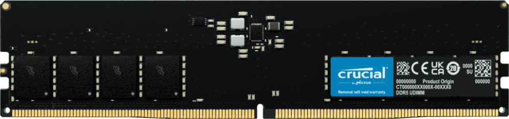 Memoria Crucial DIMM DDR5 32GB 5600MHz CT32G56C46U5 — imagen 1