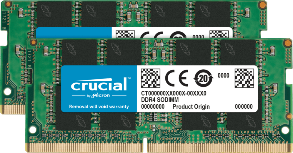 Memoria Crucial SODIMM DDR4 32GB 3200MHz CT2K16G4SFRA32A — imagen 1
