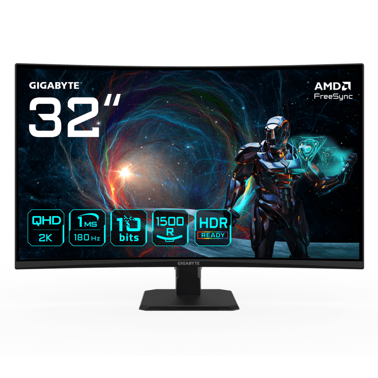 Monitor Gaming Gigabyte GS32QCA 31.5" 2560X1440 Qhd — imagen 1