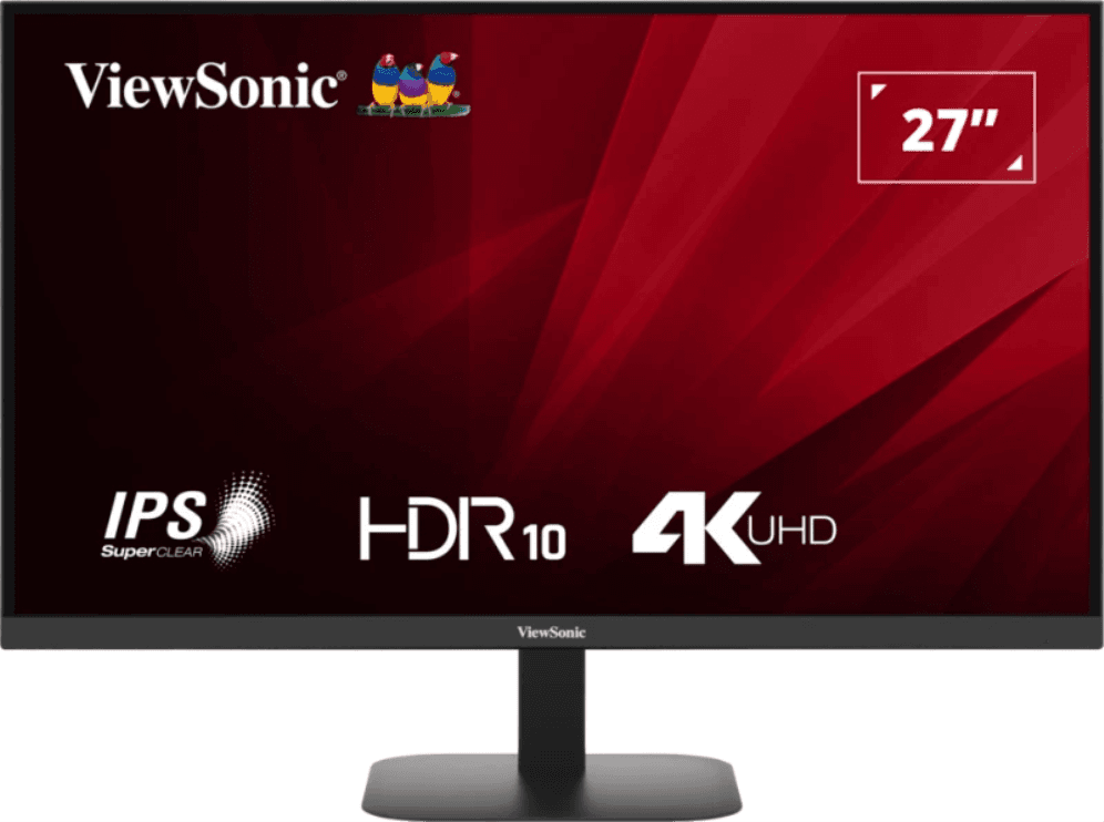 Monitor Viewsonic 27" Va2708-4K-Hd 3840X2160 Ips Hdmi Ddp — imagen 1