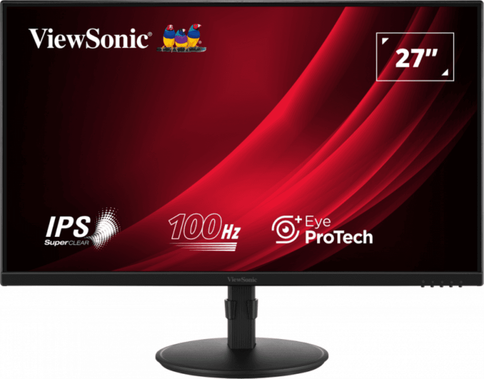 Monitor Viewsonic 27" Vg2708A Fhd Ips Led Vga Hdmi Dp Usb Multi Ergonomic — imagen 1