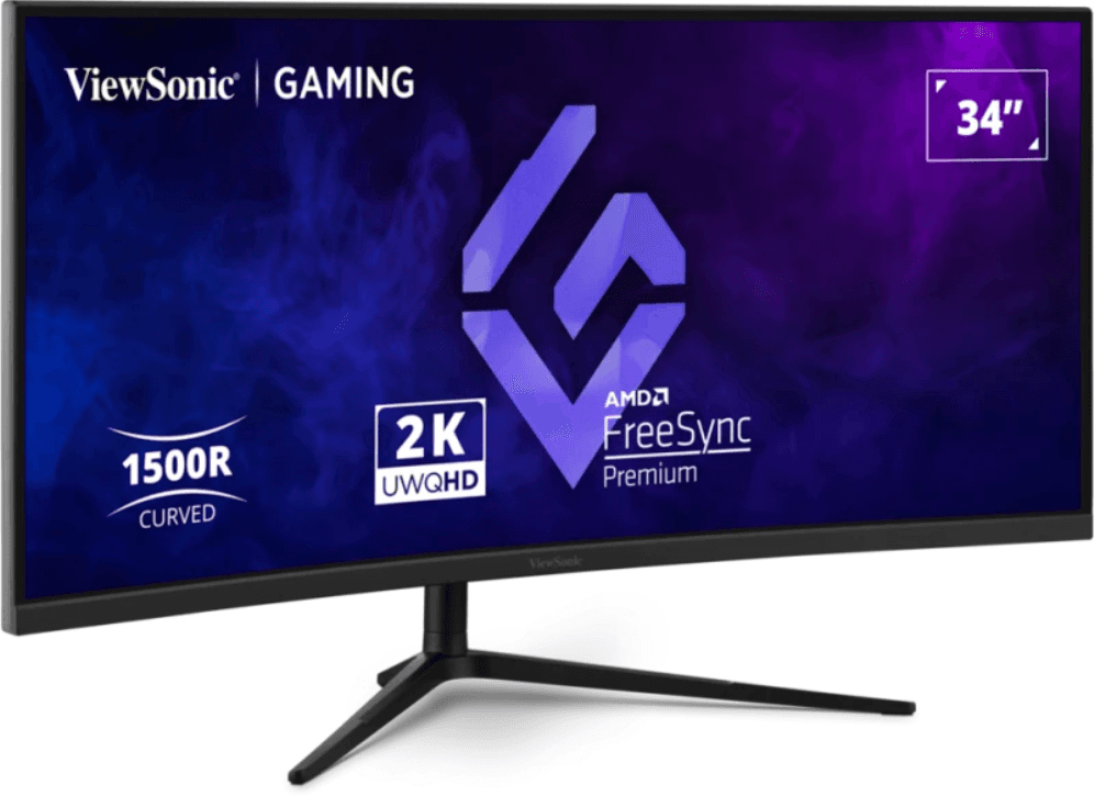 Monitor ViewSonic 34" VX3418C-2K UltraWide Quad HD 3440 x 1440 px — imagen 1