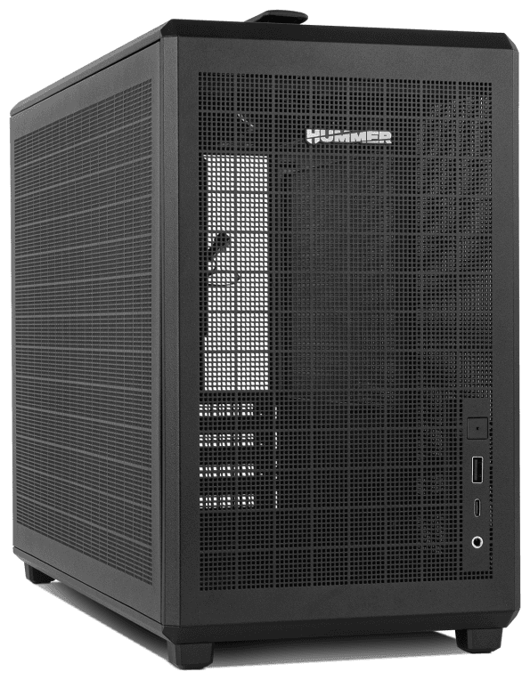 NOX Hummer Mini torre M-ATX portable mesh Ngr — imagen 1