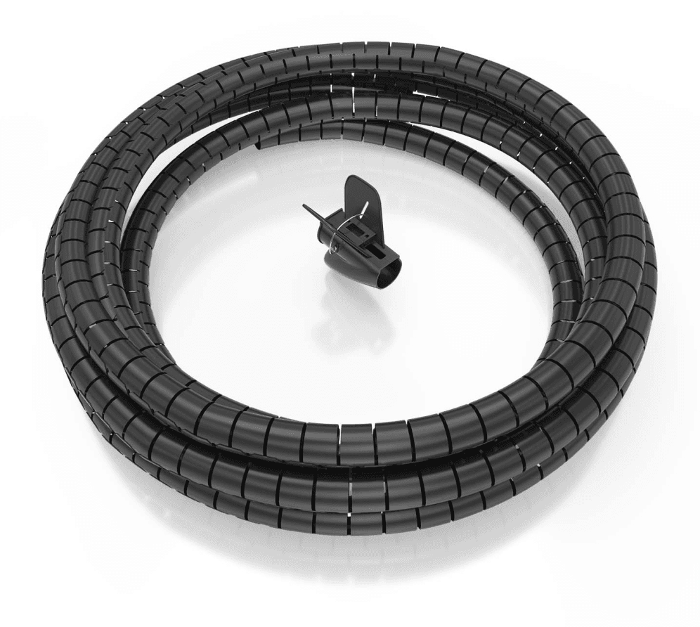 ORGANIZADOR CABLE AISENS EN ESPIRAL 25MM NEGRO 6.0M