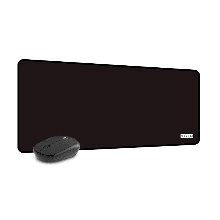 Pack Subblim Harmony Mousepad XL + Wireless Mouse Black — imagen 1