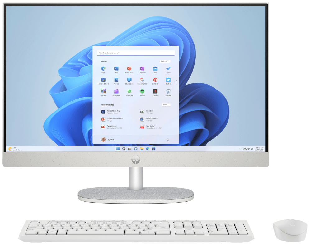 PC AIO HP 24-CR0130NS i5-1334U 16GB 512G 23.8" FDOS — imagen 1