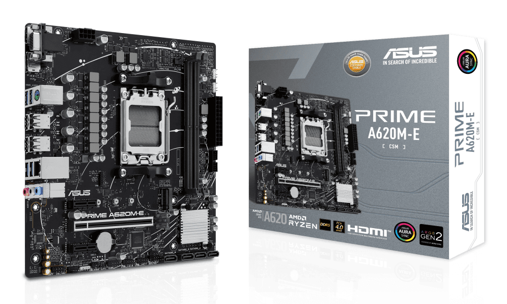 Placa Base Asus Prime A620M-E CSM AM5 Micro-ATX 2xDDR5 — imagen 1