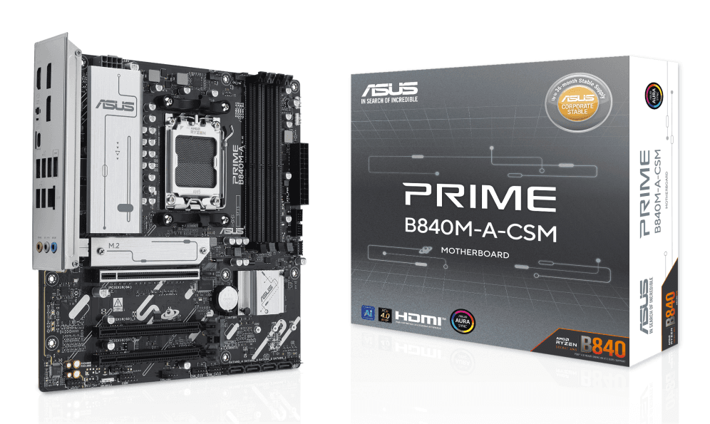 Placa Base Asus Prime B840M-A CSM AM5 Micro-ATX 4xDDR5 — imagen 1
