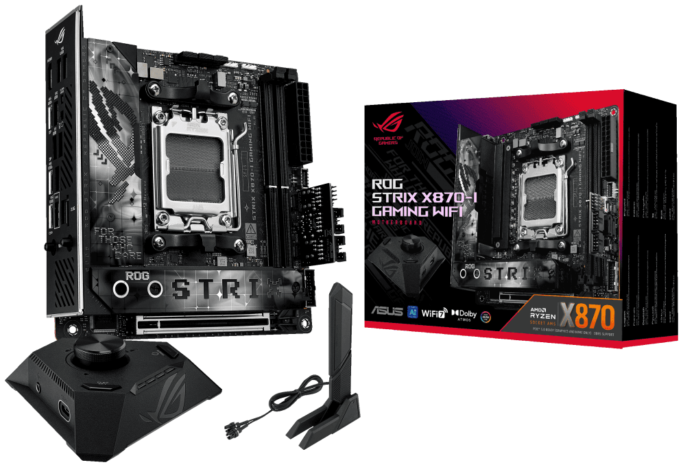 Placa Base Asus ROG Strix X870-I Gaming WiFi AM5 Mini-ITX 2xDDR5 — imagen 1