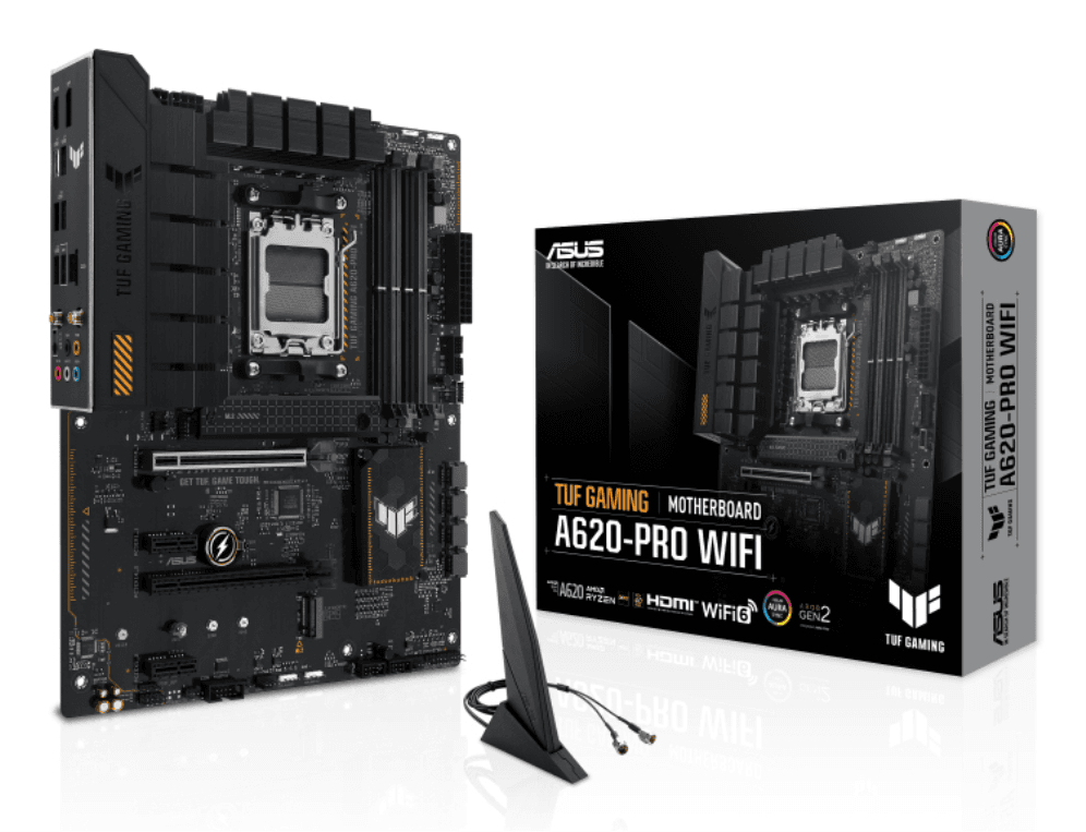 Placa Base Asus TUF Gaming A620M-PRO WiFi AM5 ATX 4xDDR5 — imagen 1