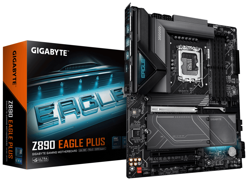 Placa Base Gibabyte Z890 Eagle Plus LGA1851 4xDDR5 ATX — imagen 1