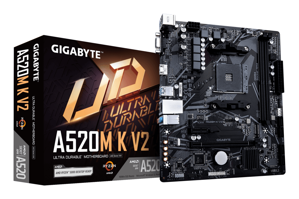 Placa Base Gigabyte A520M K V2 AM4 Micro-ATX 2xDDR4 — imagen 1