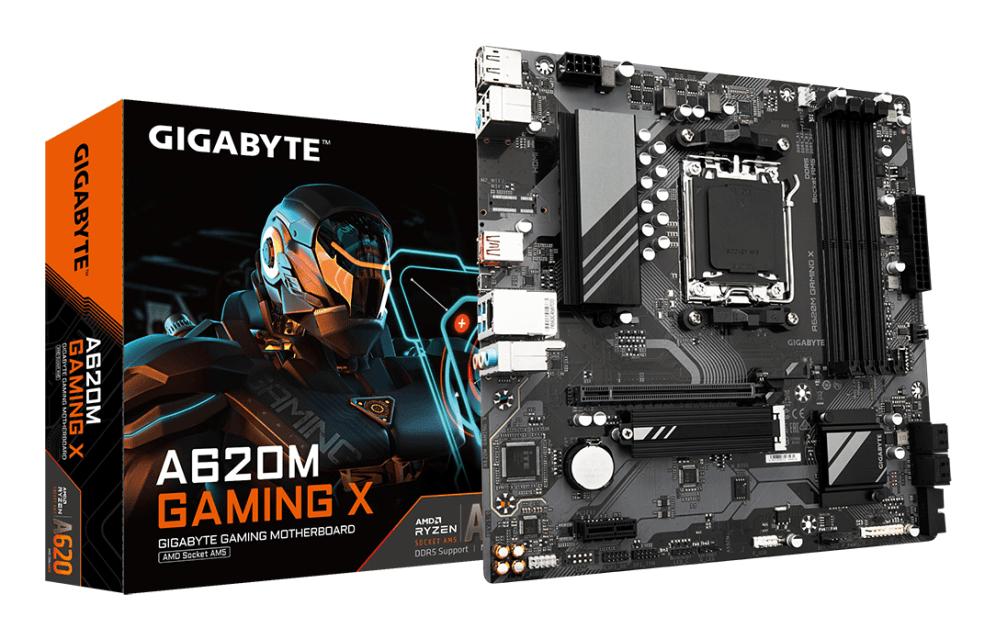 Placa Base Gigabyte A620M GAMING X AM5 Micro-ATX 4xDDR5 — imagen 1