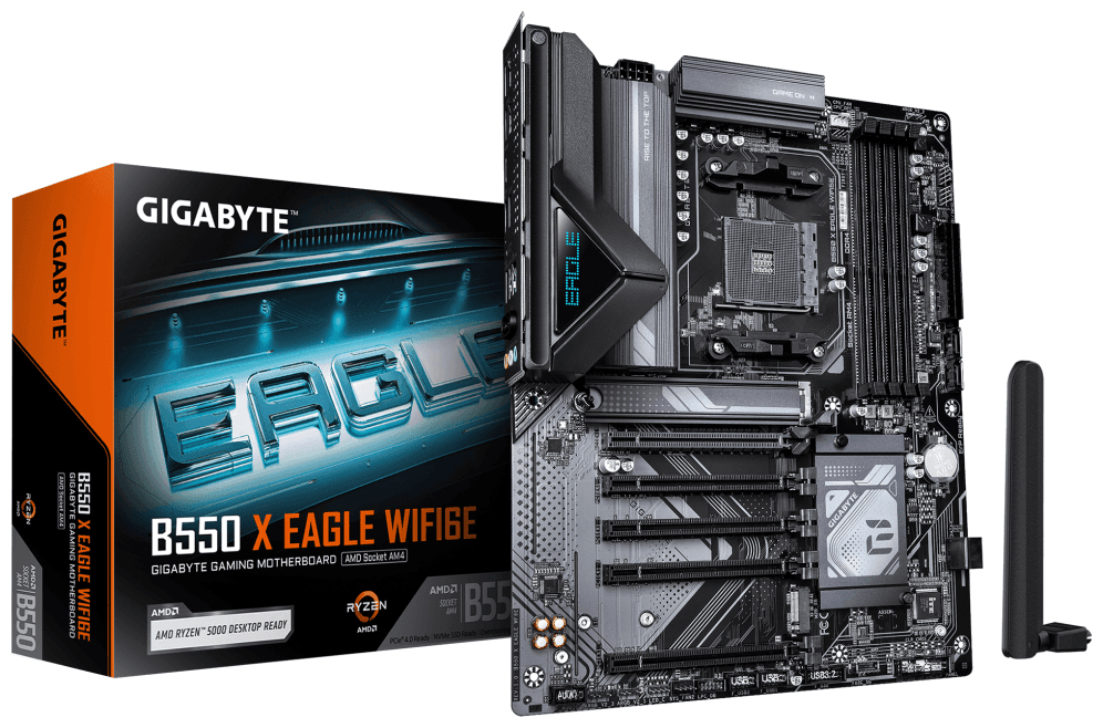 PLACA BASE GIGABYTE B550 X EAGLE AM4 DDR4 WF6E — imagen 1