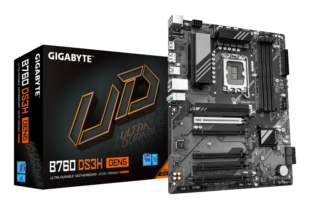 Placa Base Gigabyte B760 DS3H GEN5 LGA1700 ATX 4xDDR5 — imagen 1