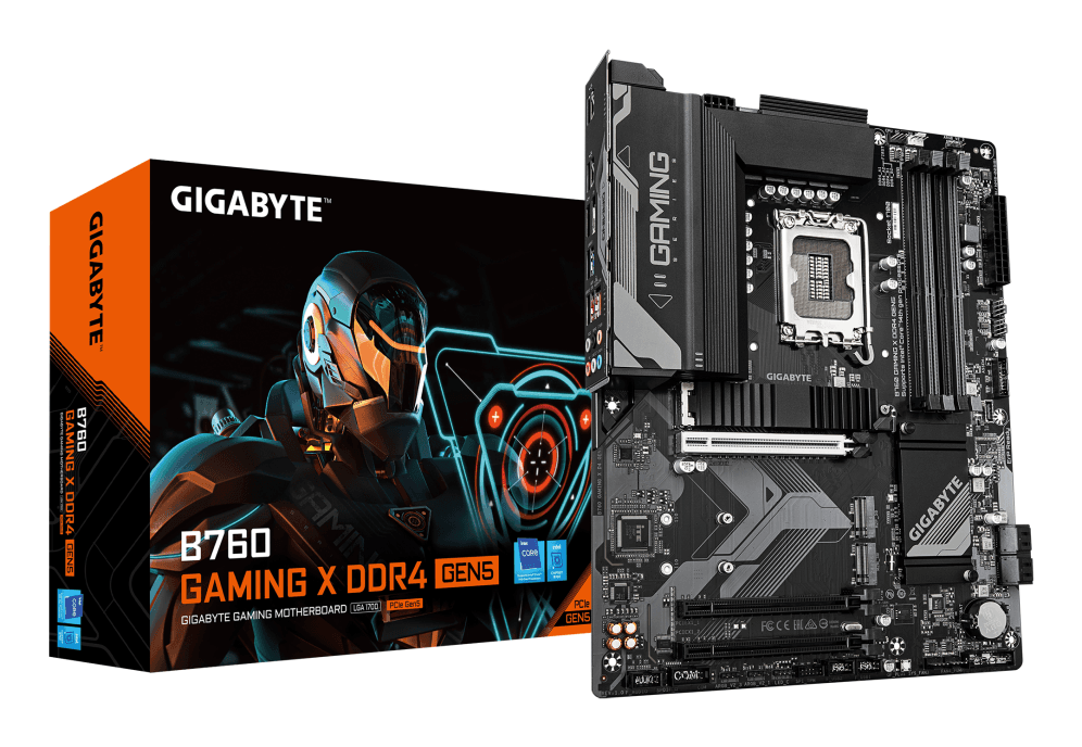 Placa Base Gigabyte B760 Gaming X D4 DDR4 Gen5 LGA1700 ATX 4xDDR4 — imagen 1