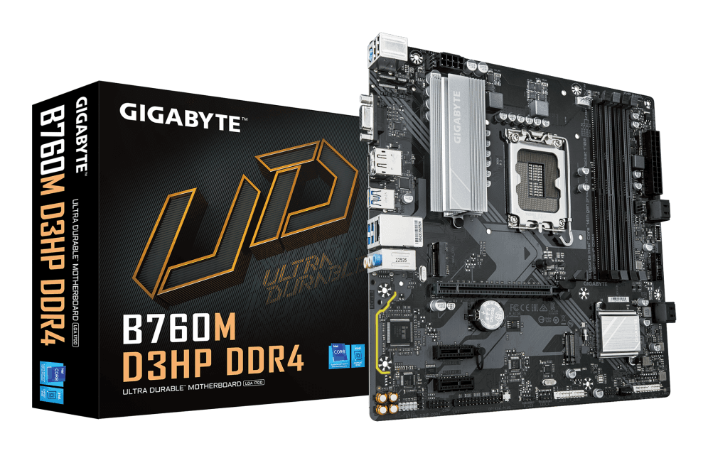 Placa Base Gigabyte B760M D3HP LGA1700 Micro-ATX 4xDDR4 — imagen 1