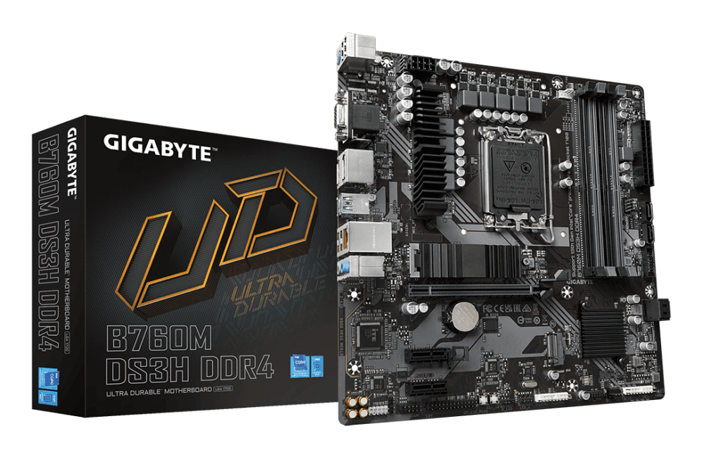 Placa Base Gigabyte B760M DS3H DDR4 LGA1700 Micro-ATX 4xDDR4 — imagen 1
