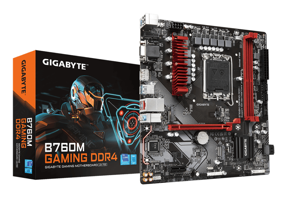Placa Base Gigabyte B760M Gaming LGA1700 Micro-ATX 2xDDR4 — imagen 1