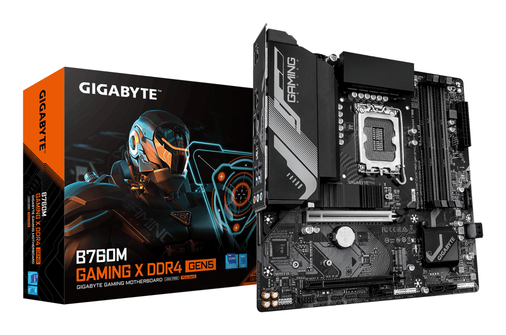 Placa Base Gigabyte B760M Gaming X DDR4 Gen5 LGA1700 Micro-ATX 4xDDR4 — imagen 1