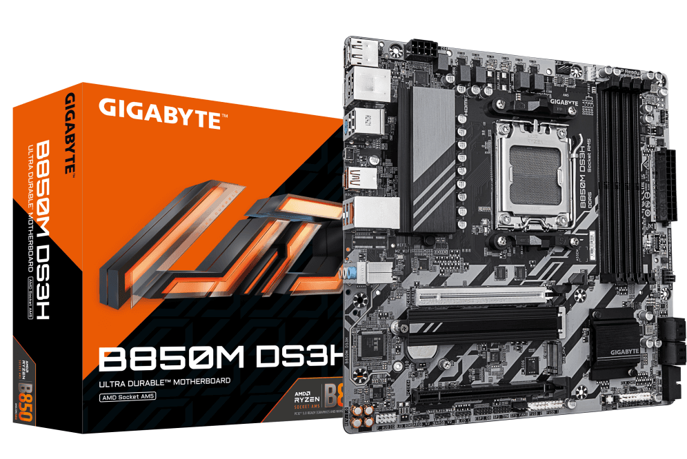Placa Base Gigabyte B850M DS3H AM5 Micro-ATX 4xDDR5 — imagen 1