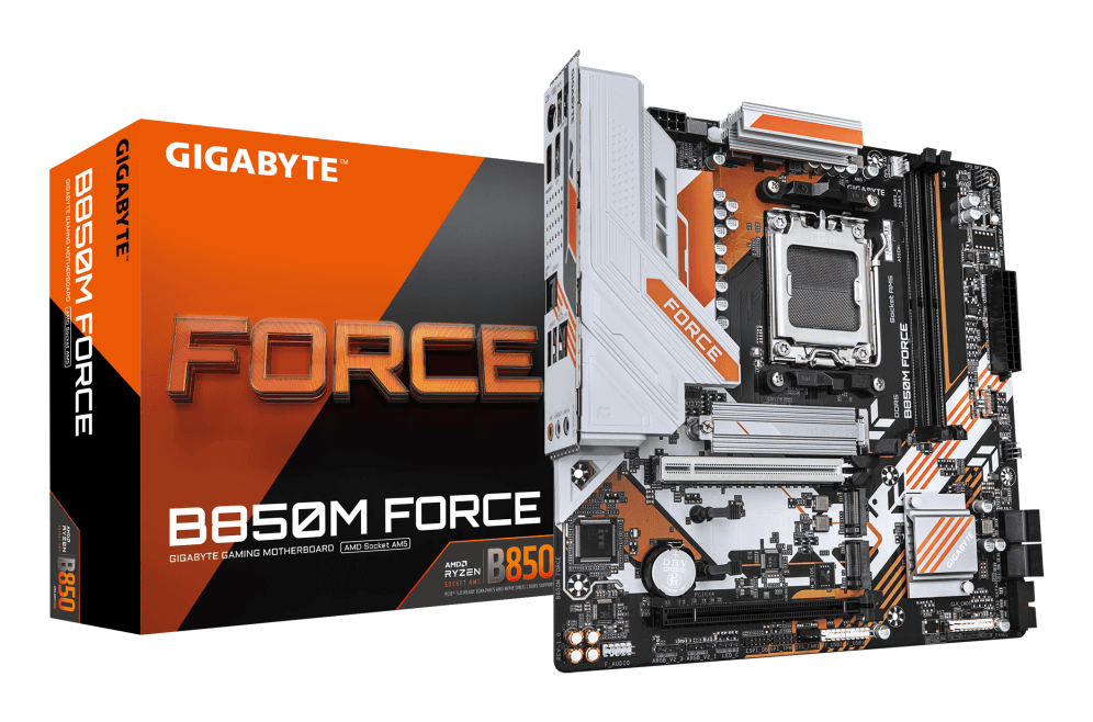 Placa Base Gigabyte B850M Force AM5 Micro-ATX 2xDDR5 — imagen 1