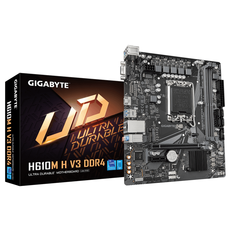 Placa Base Gigabyte H610M H V3 LGA1700 Micro-ATX 2xDDR4 — imagen 1