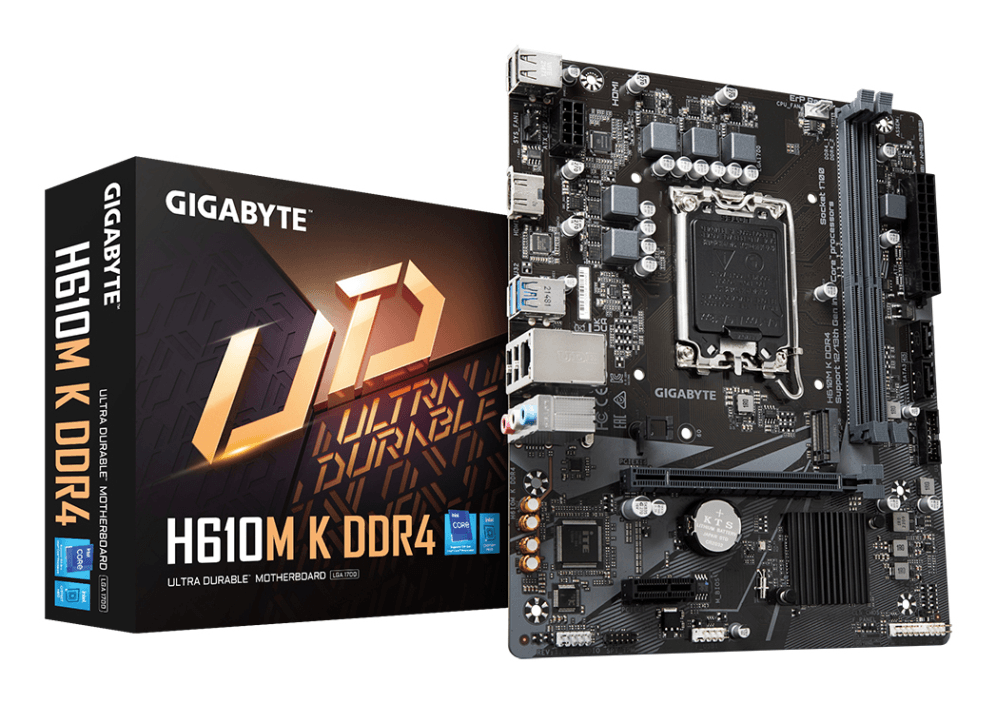 Placa Base Gigabyte H610M K LGA1700 Micro-ATX 2xDDR4 — imagen 1