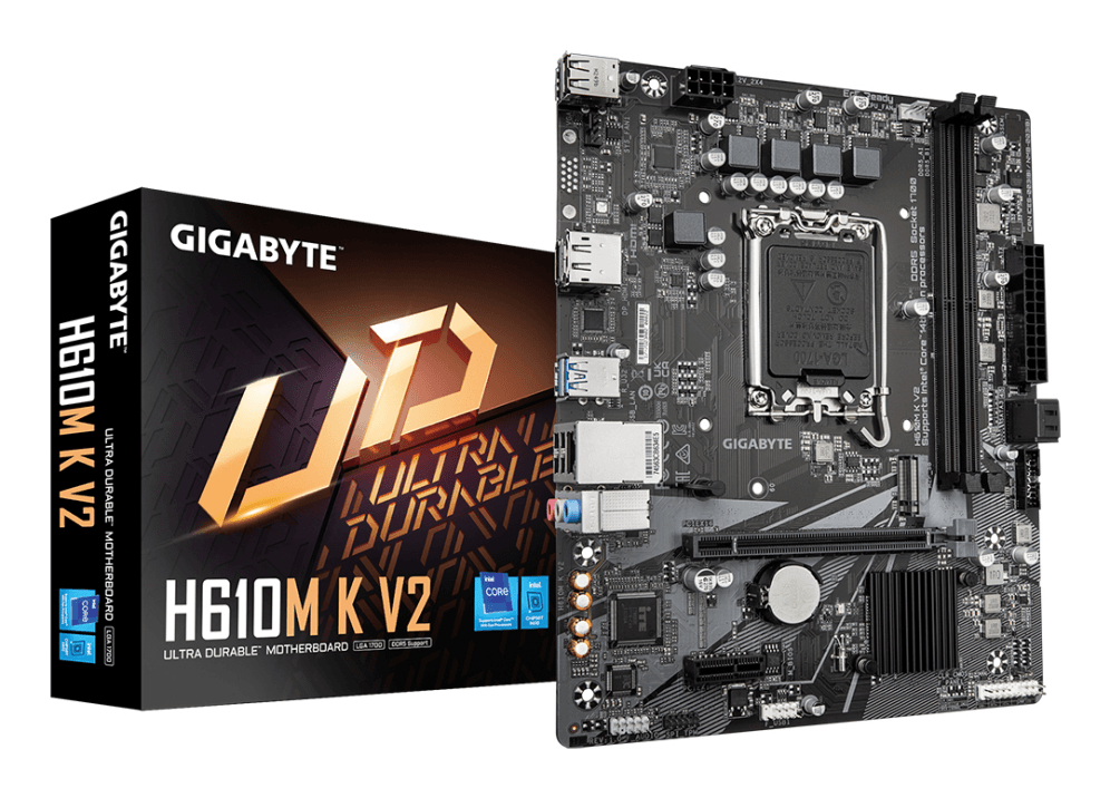 Placa Base Gigabyte H610M K V2 LGA1700 Micro-ATX 2xDDR5 — imagen 1