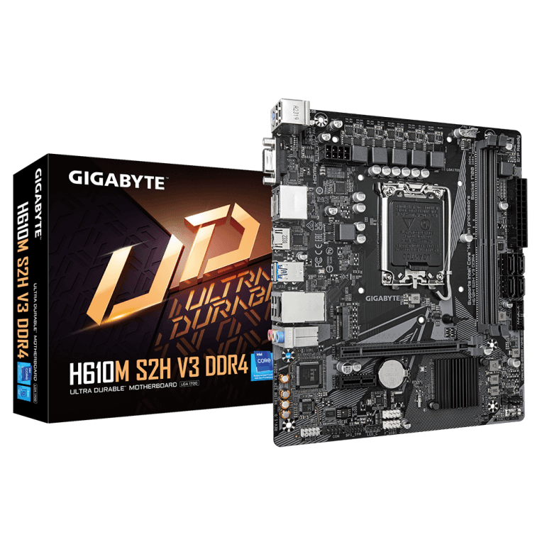 Placa Base Gigabyte H610M S2H V3 LGA1700 Micro-ATX 2xDDR4 — imagen 1