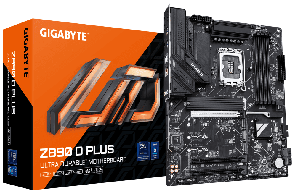 Placa Base Gigabyte Z890 D Plus LGA1851 4xDDR5 ATX — imagen 1