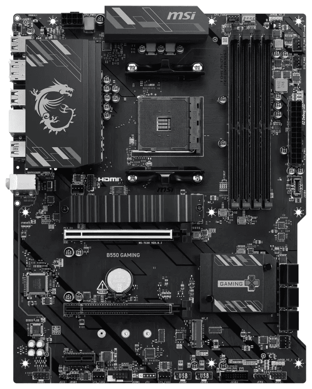 PLACA BASE MSI B550 GAMING AM4 DDR4 — imagen 1