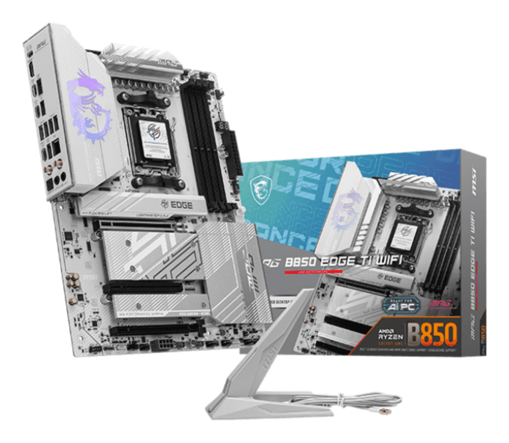 Placa Base MSI MPG B850 Edge Ti WiFi AM5 ATX 4xDDR5 — imagen 1