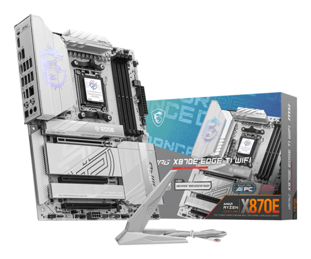 Placa Base MSI MPG X870E Edge Ti WiFi AM5 ATX 4xDDR5 — imagen 1
