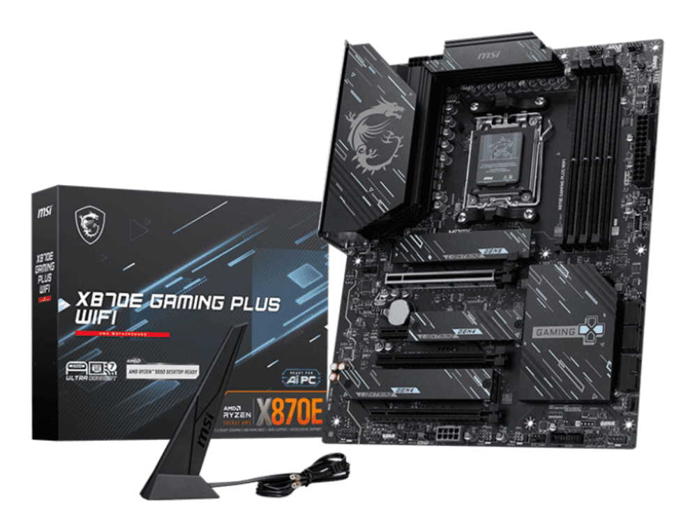 Placa Base MSI MPG X870E Gaming Plus WiFi AM5 ATX 4xDDR5