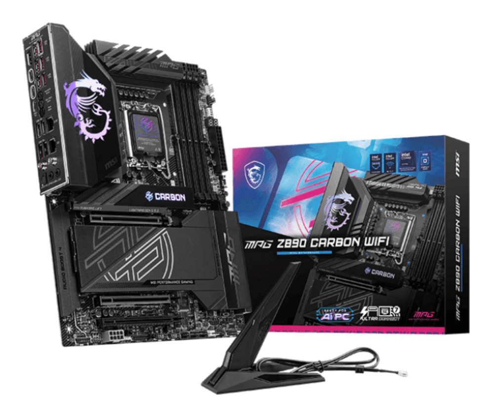 Placa Base MSI MPG Z890 CARBON WIFI LGA1851 ATX 4xDDR5 — imagen 1