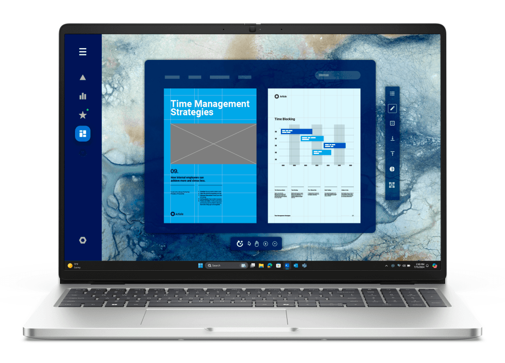 Portátil Dell Pro 16 PC16250 intel U5-235U 16Gb 512Gb 16" W11P — imagen 1