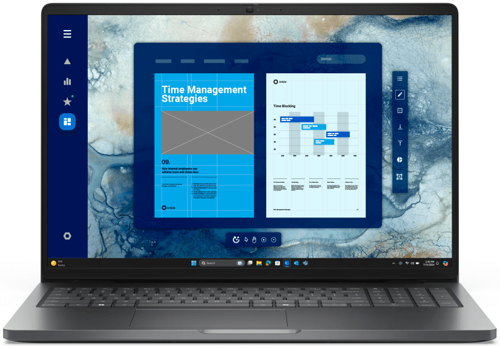 PORTATIL DELL PRO 16 PC16250 U5-225U 16GB 512GB 16" W11P noAC — imagen 1