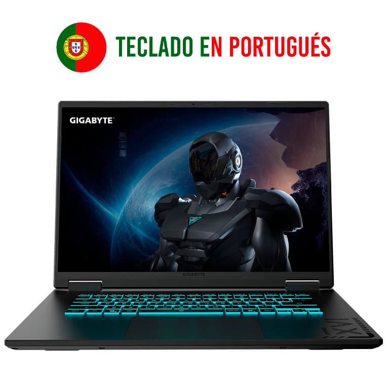 Portátil Gigabyte A16 3VHK3PT864SD amd R7 260 32Gb 1Tb RTX5060 16"WUXGA FreeDOS — imagen 1