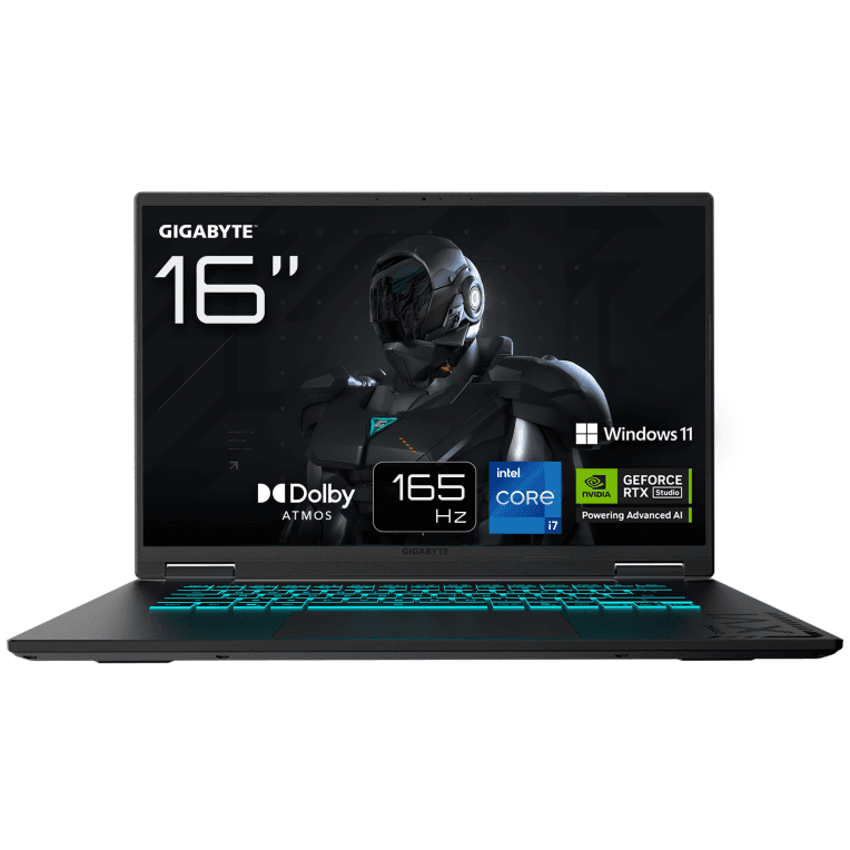 Portátil Gigabyte A16 CWHI3ES864SH Intel i7-13620H 32Gb 1Tb 16"WUXGA W11H — imagen 1