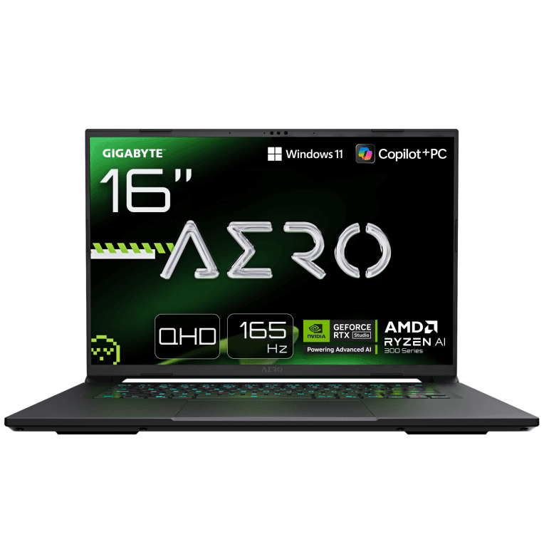 Portátil Gigabyte AERO X16 2WHA3ESC64AH AI R9 HX370 32Gb 1Tb 16" QHD W11H — imagen 1