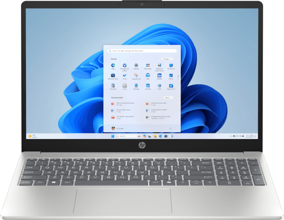 PORTATIL HP 15-fc1001nsx R5-7520U 16GB 512GB 15.6" W11H PLATA noAC — imagen 1