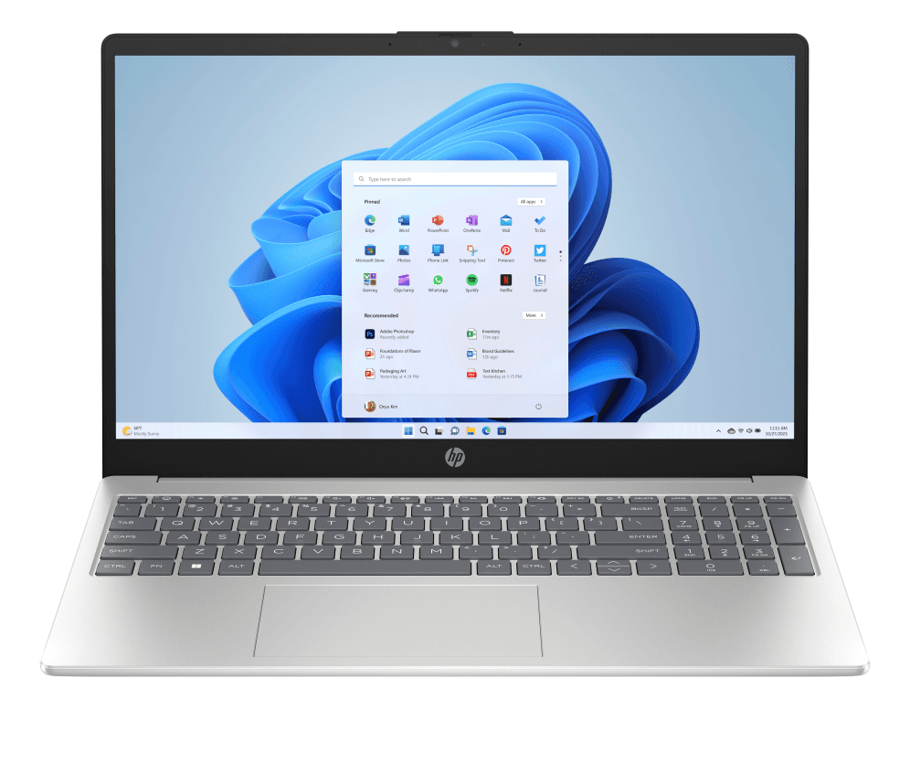Portátil HP 15-FD0362NS intel i7-1355U 8Gb 512Gb 15.6" Full HD W11H SILVER — imagen 1