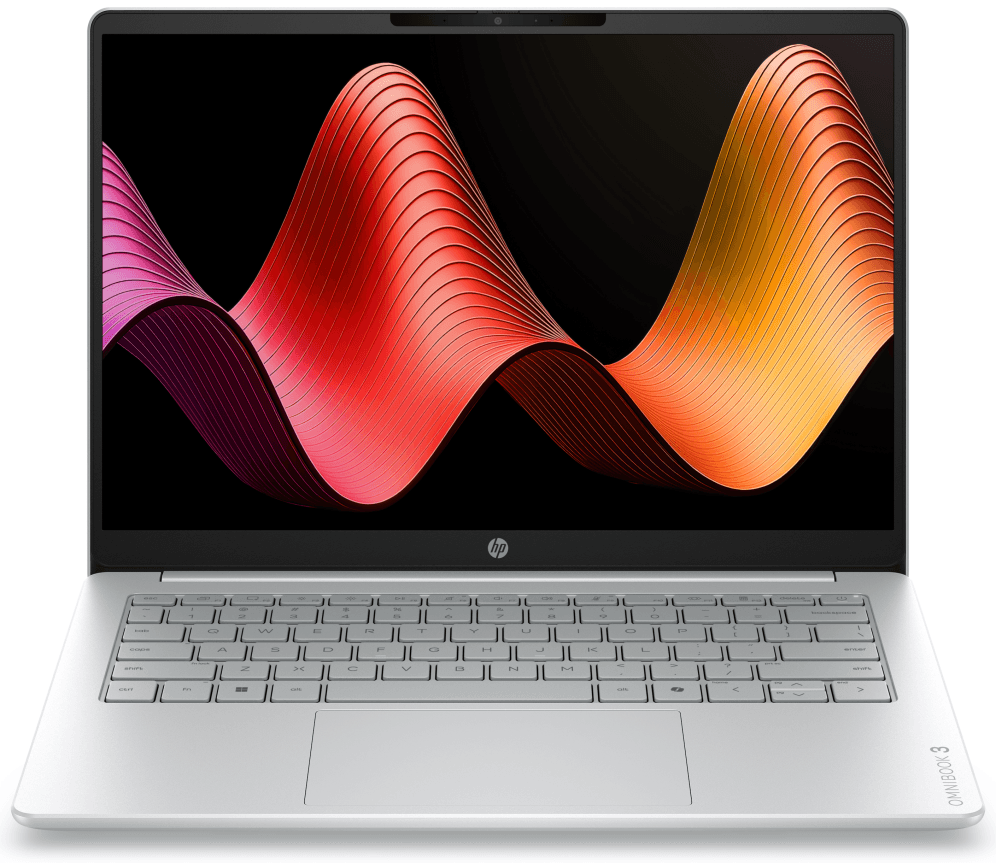 PORTATIL HP OMNIBOOK 3 14-ht0017nsx U5 225U 8GB 256GB 14" FDOS noAC PLATA — imagen 1