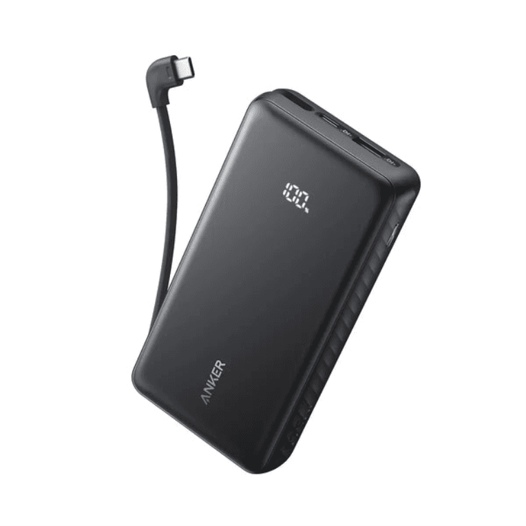 Power Bank Anker 20000mAh 22.5W Con Cable USB-C Integrado — imagen 1