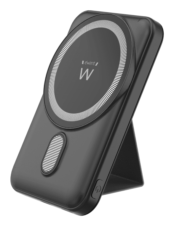 Power Bank Ewent Wireless 15W MagSafe 10000mAh PD 22.5W 1xUSB-C(In/Out) 1xUSB-A — imagen 1