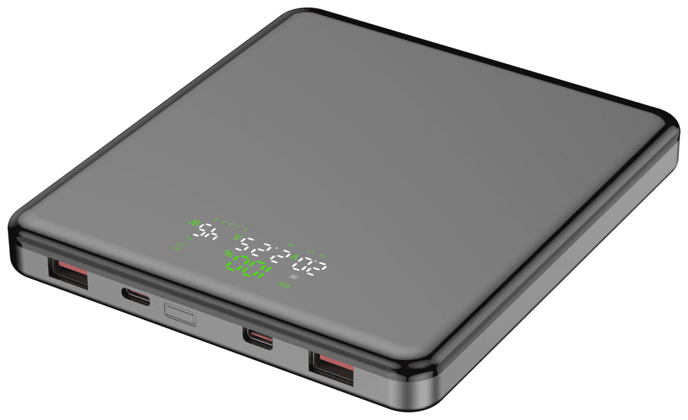 Power Bank Leotec inalámbrico 100W 20000mAh Negro — imagen 1