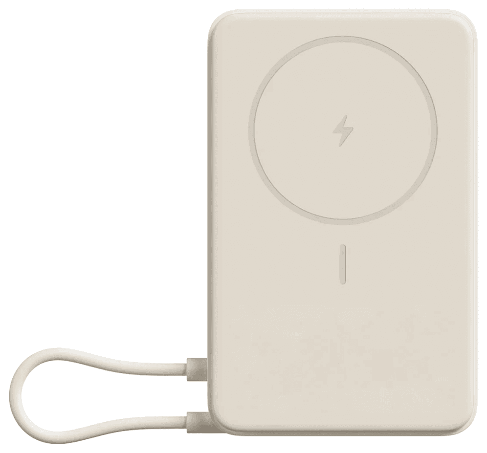 POWERBANK XIAOMI 33W MAGNETIC POWER BANK 10000 BUILT-IN STAND BEIGE 1 — imagen 1